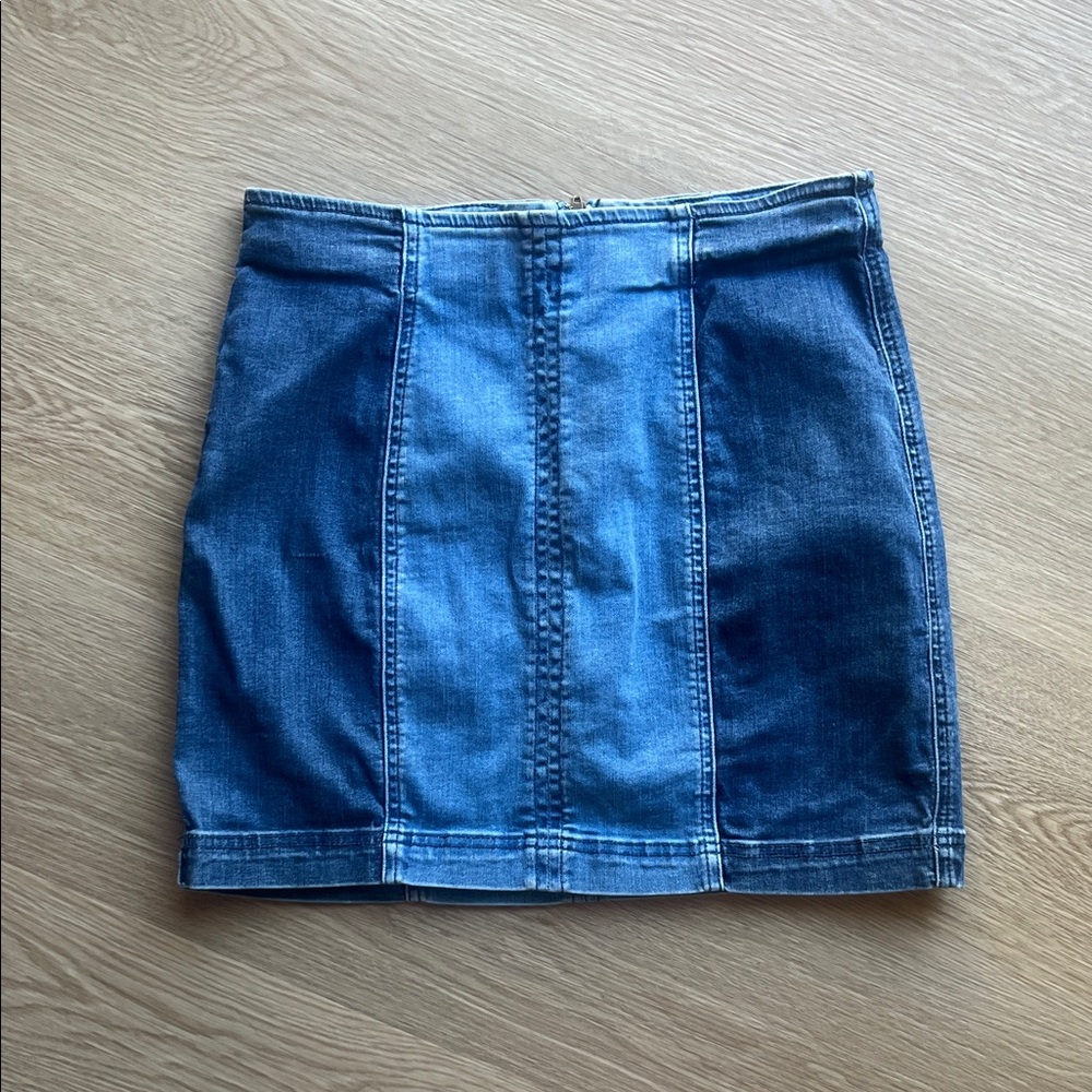 PacSun Mult-Denim Panel Skirt